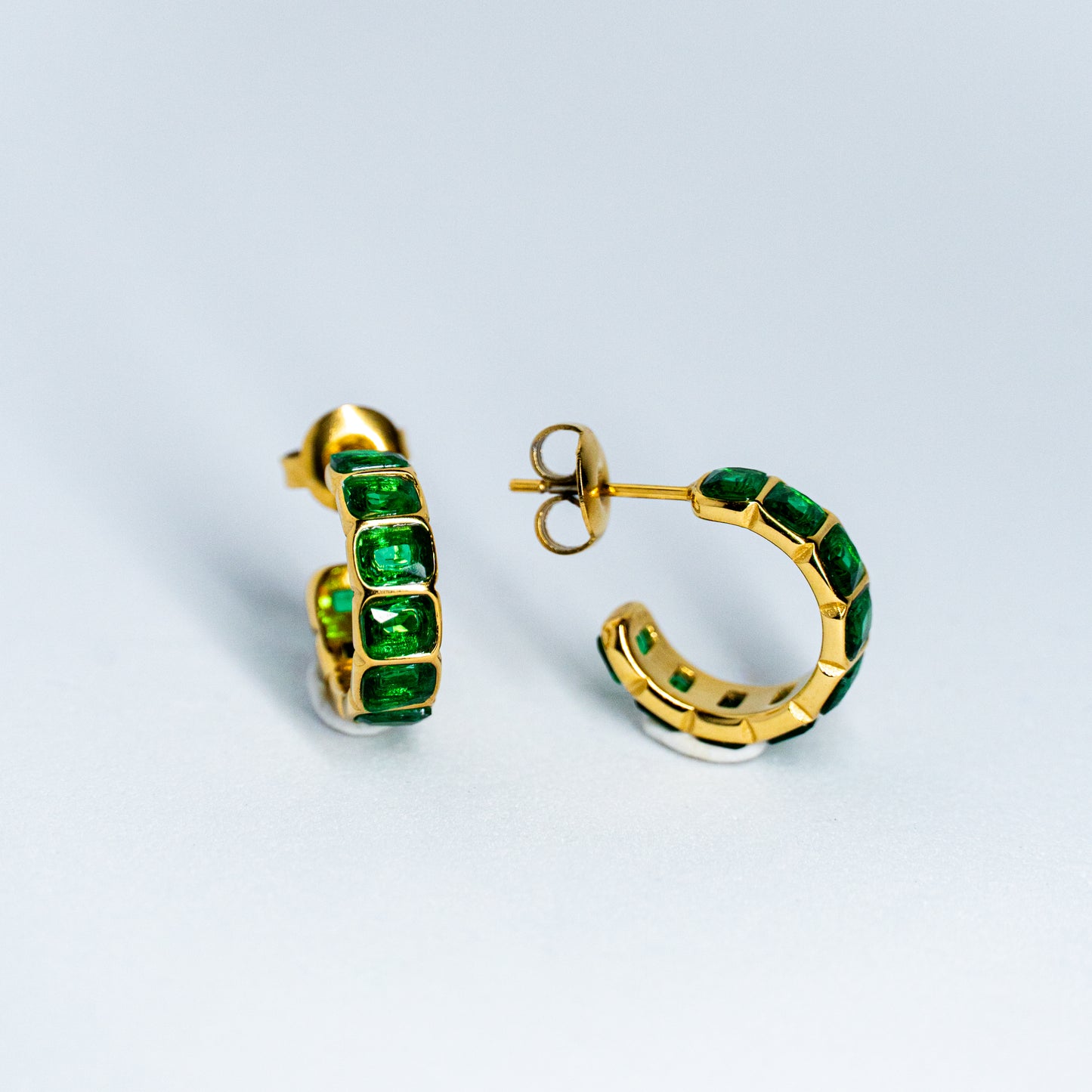 Diamond Glow Hoops